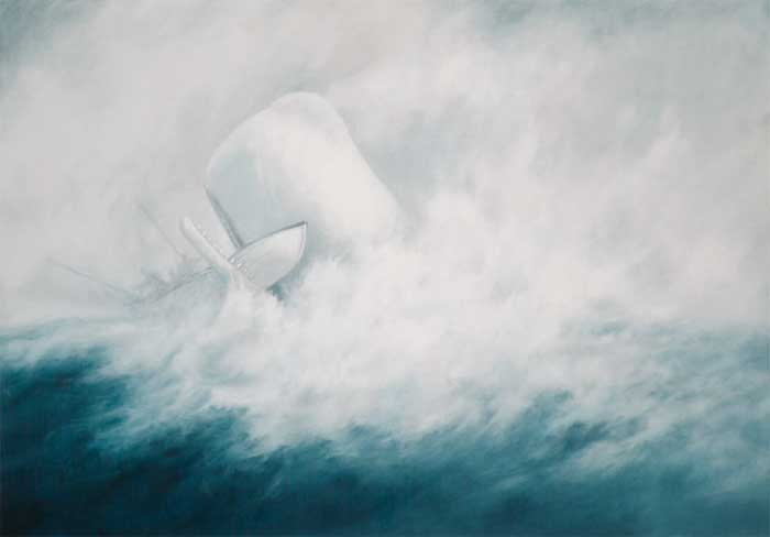 Moby Dick Art Painting Herman Melville