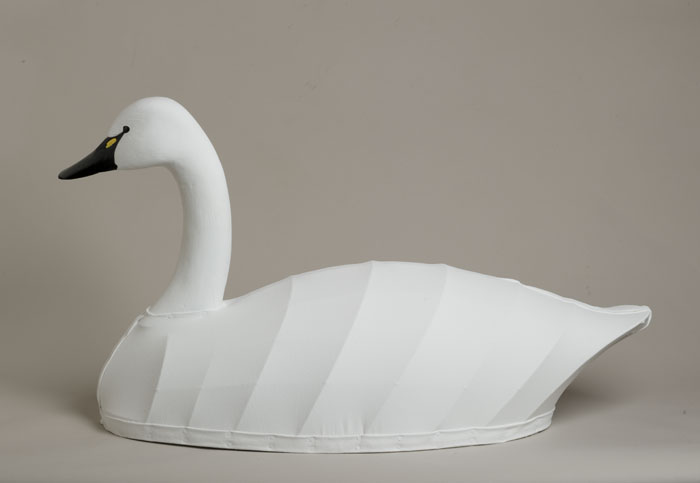 Canvas Swan Decoy