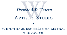 Artist Studio, Thomas A.D. Watson, Truro, Cape Cod